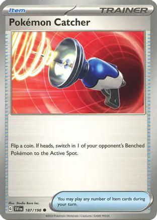 Pokemon Catcher 187/198 - SV01 Scarlet & Violet Base Set Reverse Holofoil