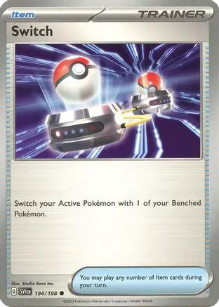 Switch 194/198 - SV01 Scarlet & Violet Base Set Reverse Holofoil