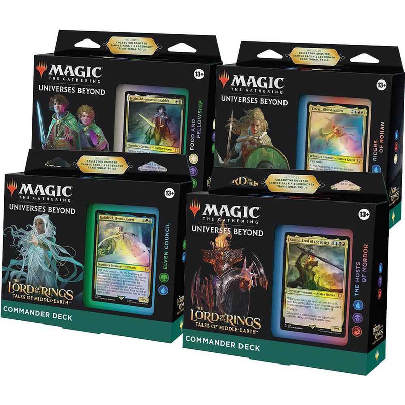 The Lord of the Rings: Tales of Middle-earth Commander Decks [Set of 4]