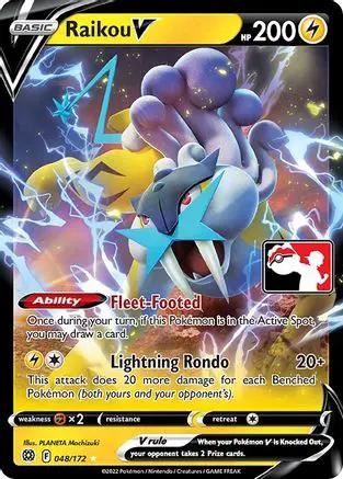Raikou V 048/172 - Prize Pack Series Cards Holofoil