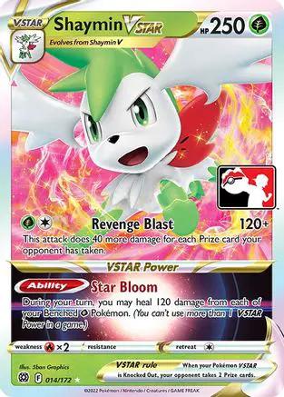 Shaymin VSTAR 014 - Prize Pack Series Cards Holofoil