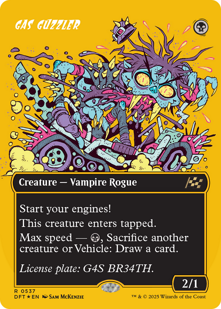 Gas Guzzler (DFT-537) - Aetherdrift (Borderless) Foil