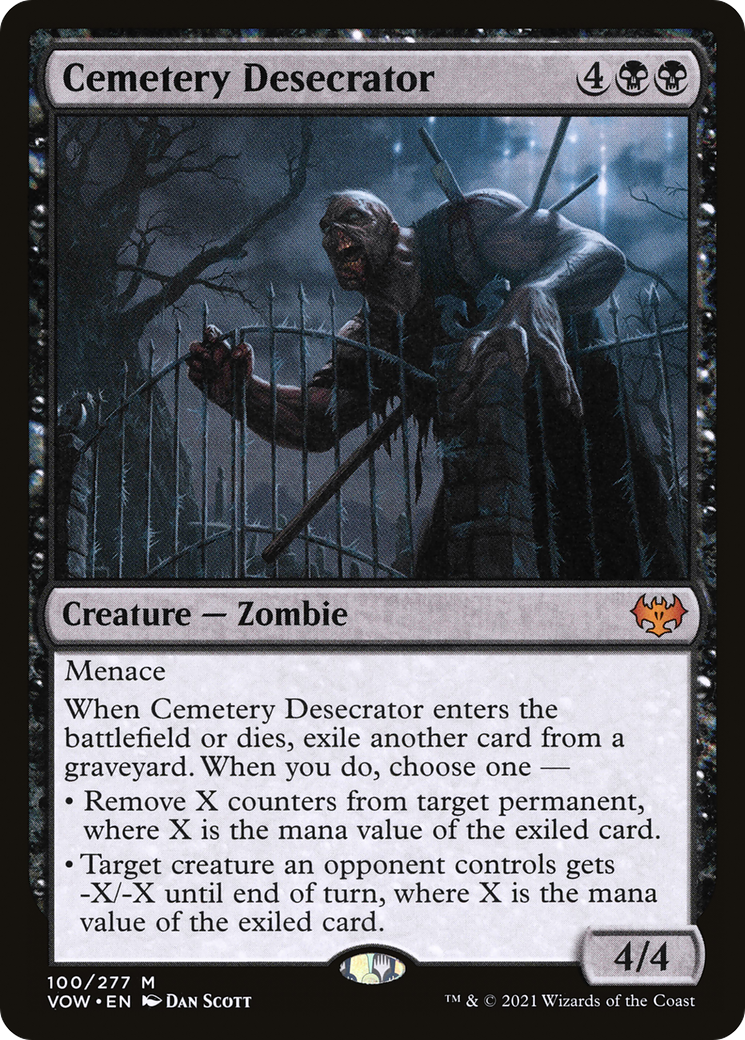 Cemetery Desecrator (VOW-100) - Innistrad: Crimson Vow Foil