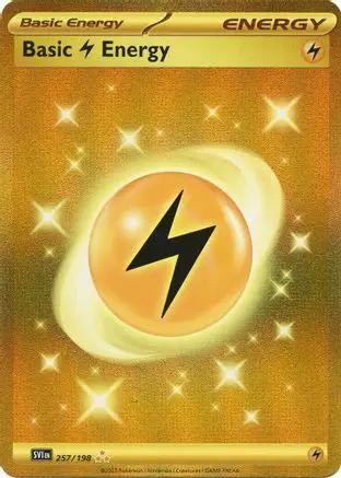 Basic Lightning Energy 257/198 - SV01 Scarlet & Violet Base Set Holofoil