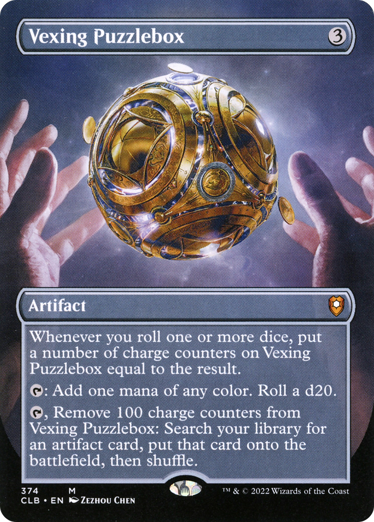 Vexing Puzzlebox (CLB-374) - Commander Legends: Battle for Baldur's Gate (Borderless) Foil