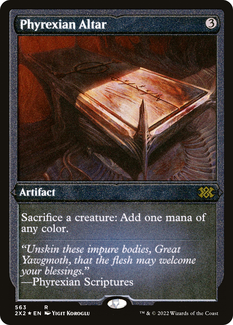 Phyrexian Altar (2X2-563) - Double Masters 2022 Foil
