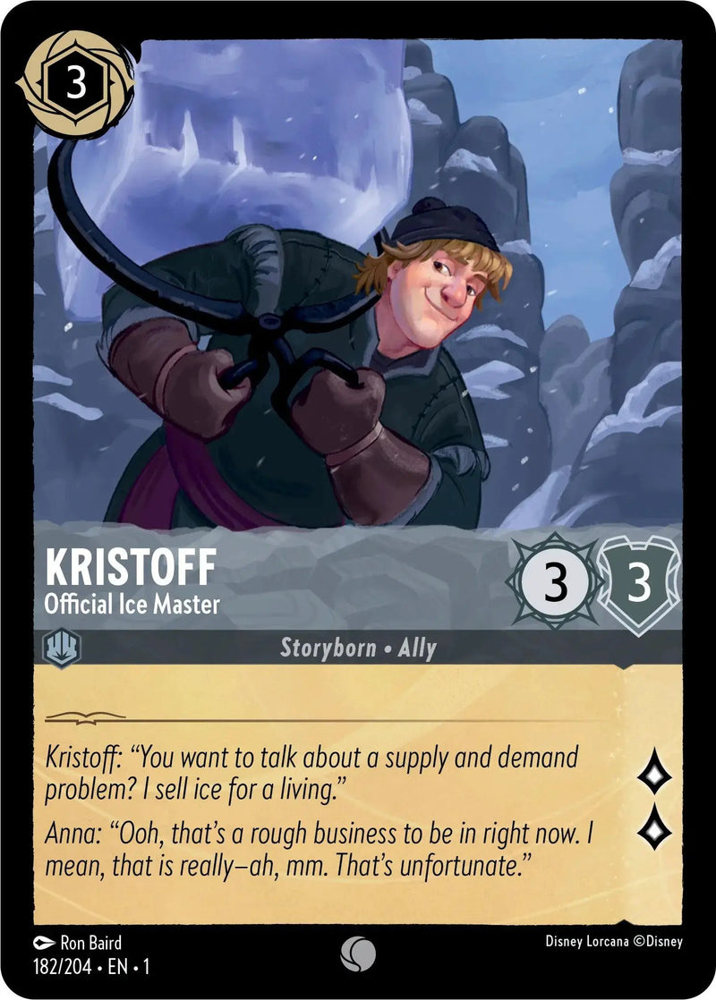 Kristoff - Official Ice Master (182/204) - The First Chapter Cold Foil