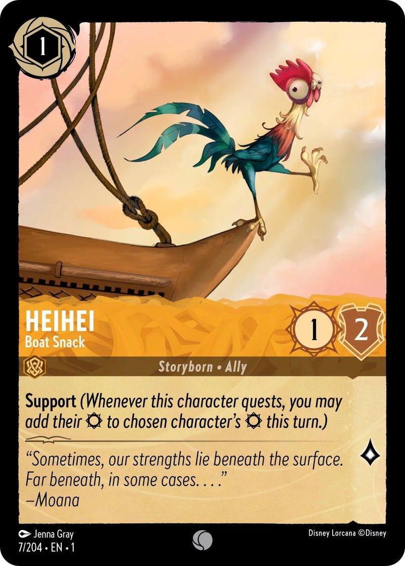 Heihei - Boat Snack (7/204) - The First Chapter Cold Foil