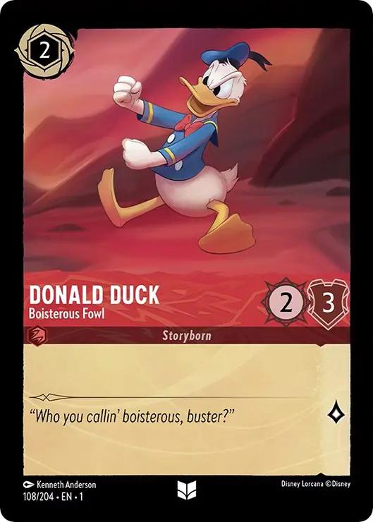 Donald Duck - Boisterous Fowl (108/204) - The First Chapter Cold Foil