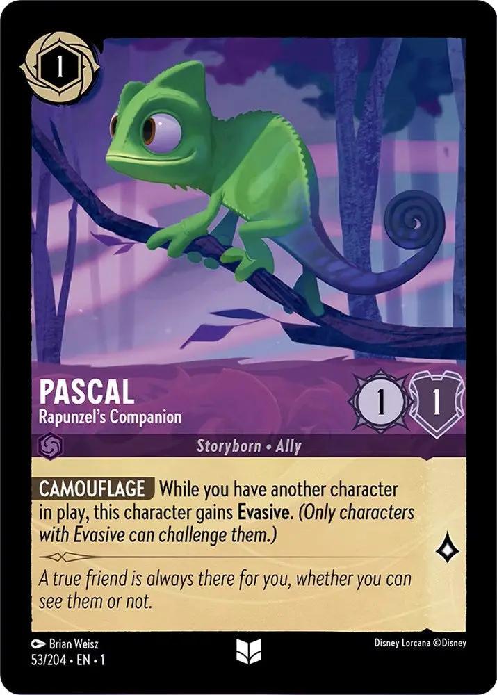 Pascal - Rapunzel's Companion (53/204) - The First Chapter Cold Foil