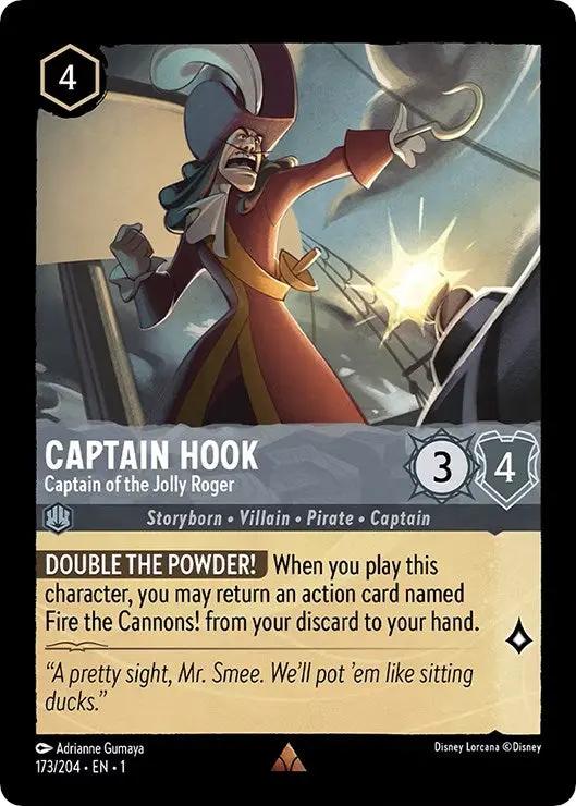Captain Hook - Captain of the Jolly Roger (173/204) - The First Chapter Cold Foil