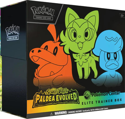 Paldea Evolved Pokemon Center Exclusive Elite Trainer Box