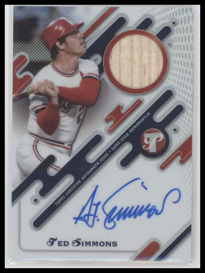 2025 Topps Pristine Pristine Pieces Autograph Relic Ted Simmons Auto #PPAR-TSS