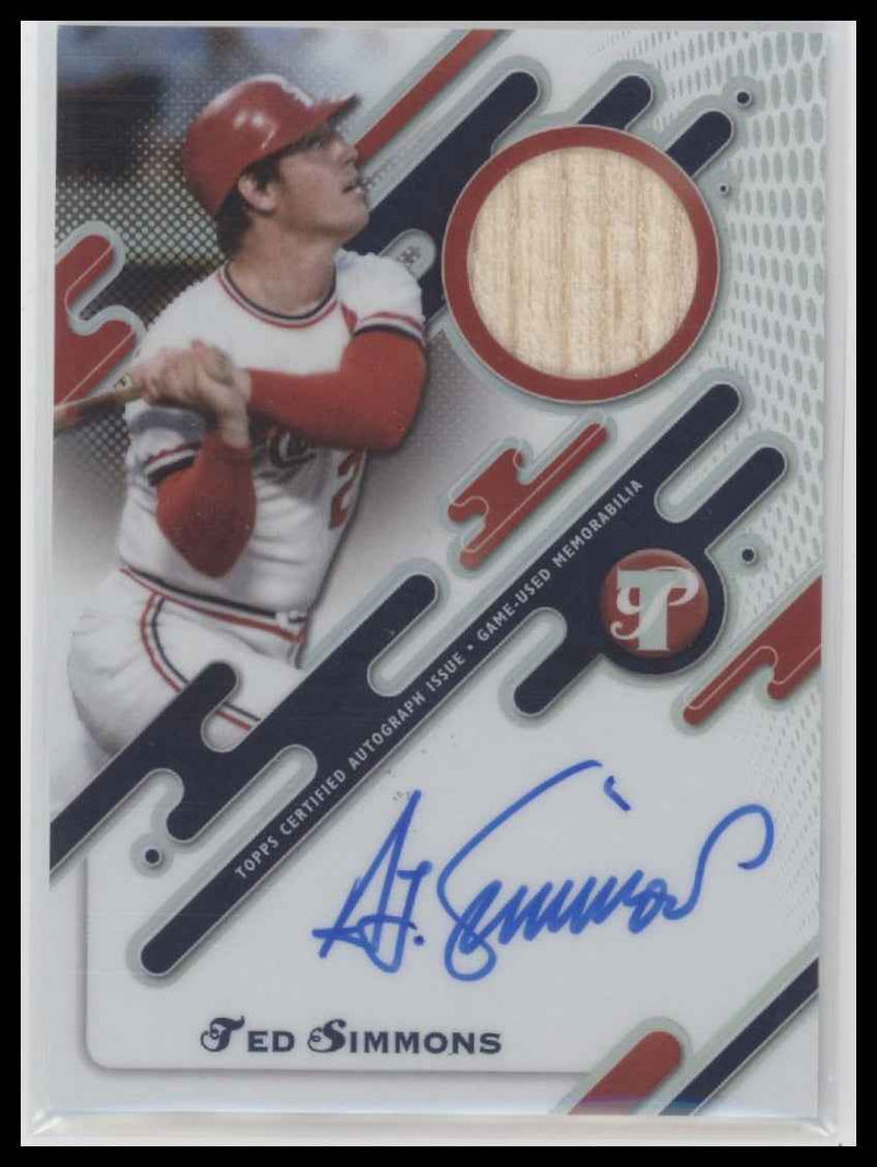 2025 Topps Pristine Pristine Pieces Autograph Relic Ted Simmons Auto #PPAR-TSS