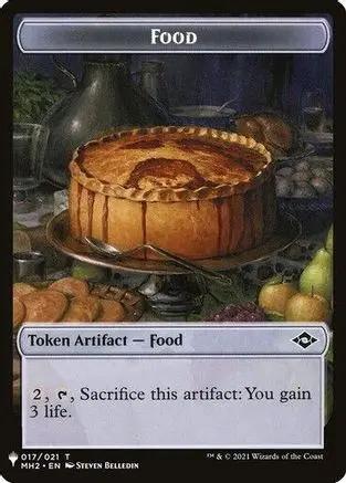 Food // Golem Double-sided Token (LIST-17 // 27) - The List Reprints
