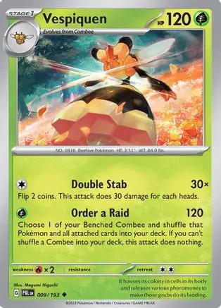 Vespiquen 009/193 - SV02 Paldea Evolved Reverse Holofoil