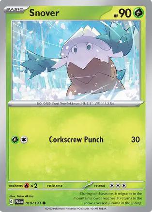 Snover 010/193 - SV02 Paldea Evolved Reverse Holofoil