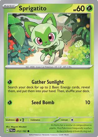 Sprigatito 012/193 - SV02 Paldea Evolved