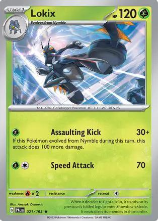 Lokix 021/193 - SV02 Paldea Evolved Reverse Holofoil