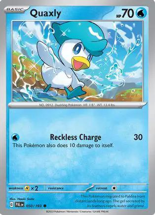 Quaxly 050/193 - SV02 Paldea Evolved