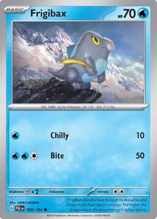 Frigibax 058/193 - SV02 Paldea Evolved Reverse Holofoil