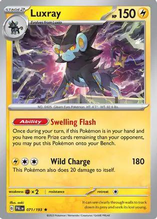 Luxray 071/193 - SV02 Paldea Evolved Reverse Holofoil