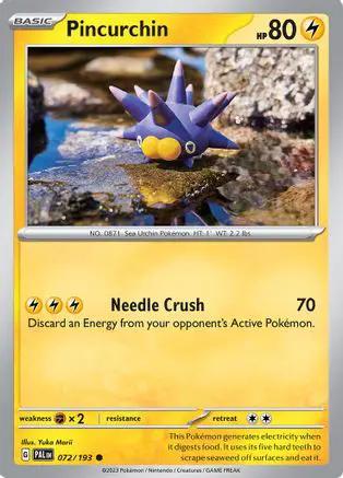 Pincurchin 072/193 - SV02 Paldea Evolved Reverse Holofoil