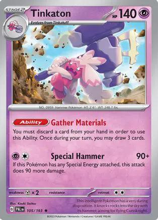 Tinkaton 105/193 - SV02 Paldea Evolved Reverse Holofoil