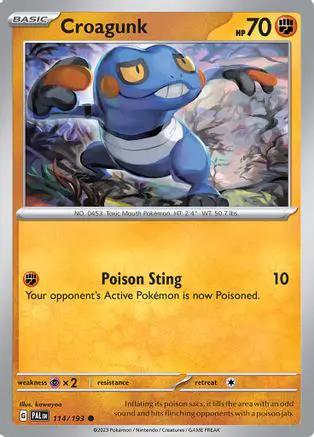 Croagunk 114/193 - SV02 Paldea Evolved Reverse Holofoil