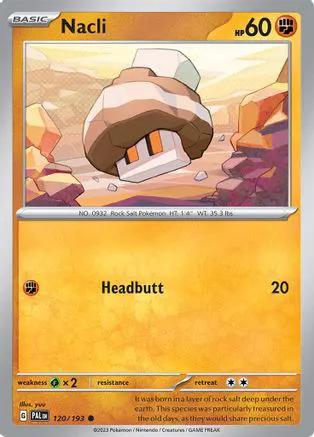 Nacli 120/193 - SV02 Paldea Evolved Reverse Holofoil