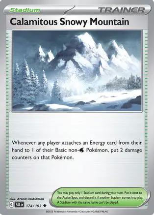 Calamitous Snowy Mountain 174/193 - SV02 Paldea Evolved