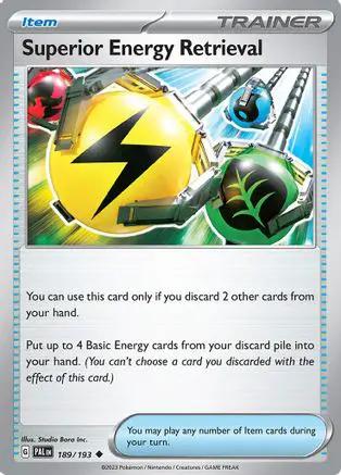 Superior Energy Retrieval 189/193 - SV02 Paldea Evolved Reverse Holofoil