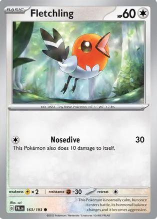 Fletchling 163/193 - SV02 Paldea Evolved Reverse Holofoil