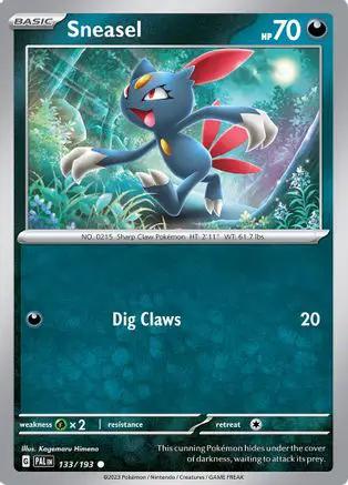 Sneasel 133/193 - SV02 Paldea Evolved Reverse Holofoil