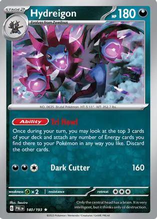 Hydreigon 140/193 - SV02 Paldea Evolved Reverse Holofoil