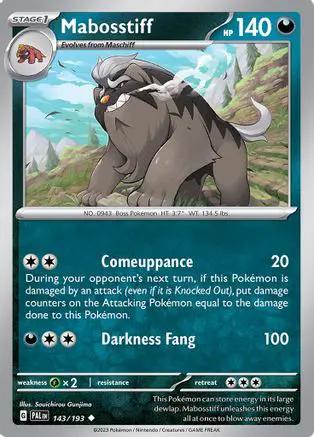 Mabosstiff 143/193 - SV02 Paldea Evolved Reverse Holofoil