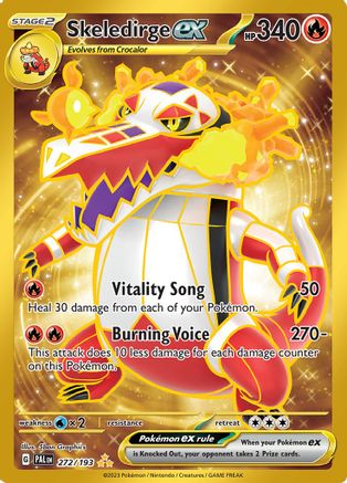 Skeledirge ex 272/193 - SV02 Paldea Evolved Holofoil