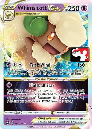 Whimsicott VSTAR 065 - Prize Pack Series Cards Holofoil