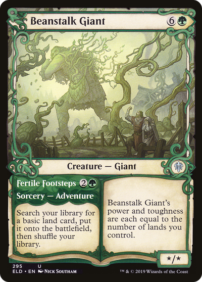 Beanstalk Giant // Fertile Footsteps (ELD-295) - Throne of Eldraine: (Showcase)