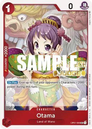 Otama (Judge) (OP01-006) - One Piece Promotion Cards Foil