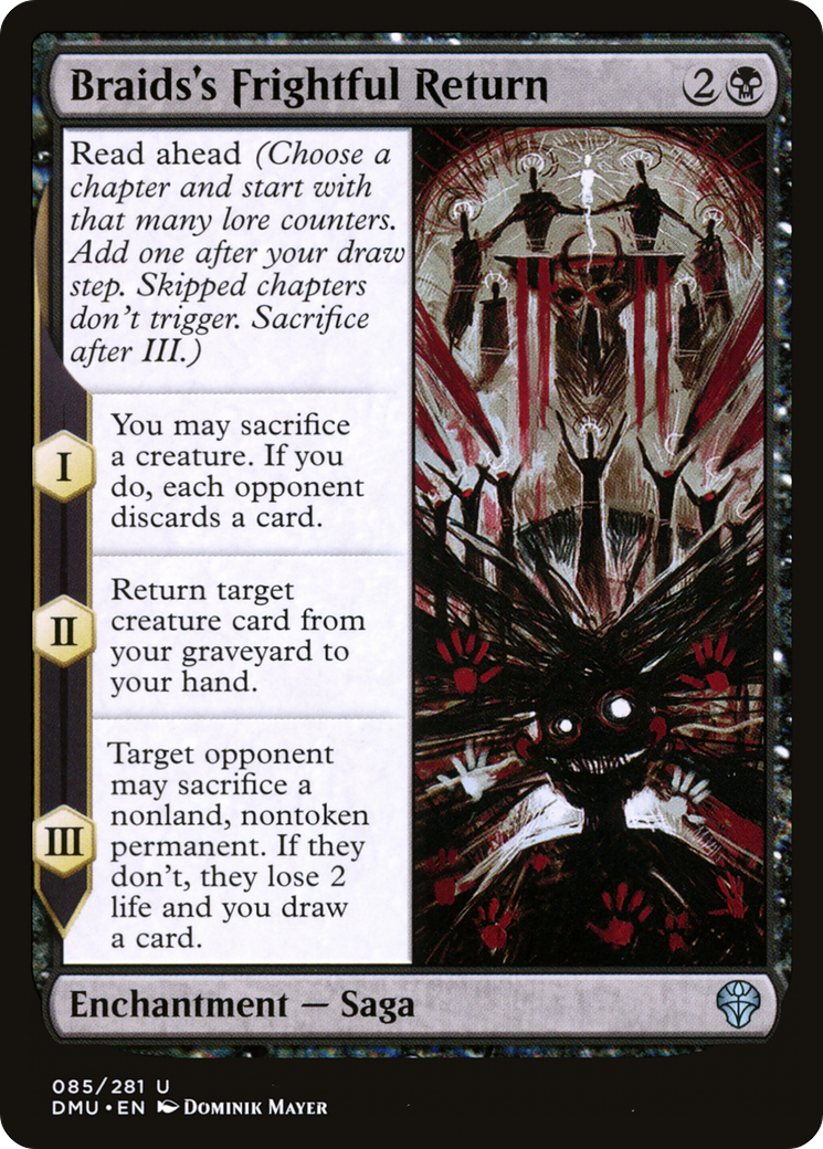 Braids's Frightful Return (DMU-085) - Dominaria United / aka 