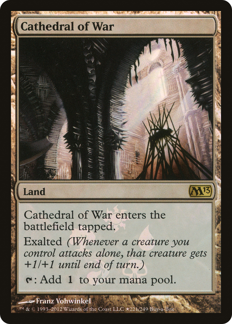 Cathedral of War (BABP-221★) - Magic 2013 Promos Foil
