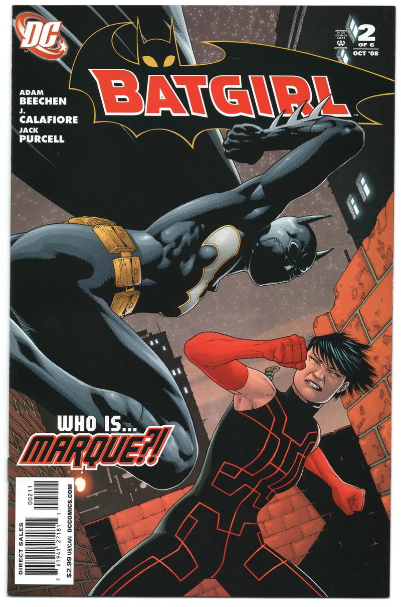 Batgirl 2 2nd Series DC 2008 NM Deathstroke