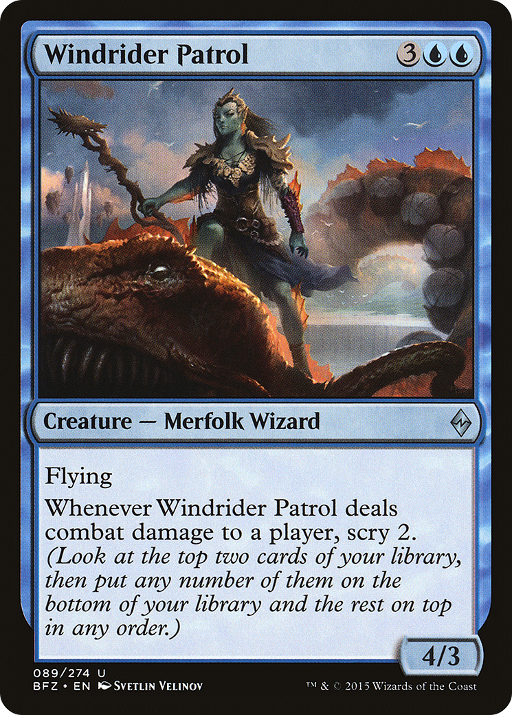 Windrider Patrol (BFZ-089) - Battle for Zendikar Foil