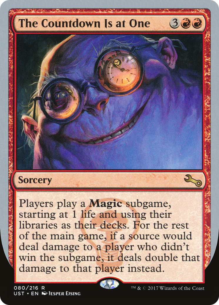 The Countdown Is at One (UST-080) - Unstable Foil