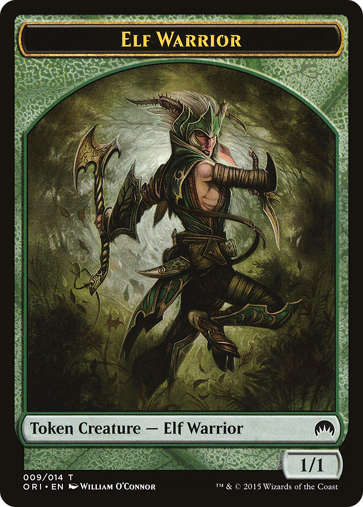 Elf Warrior (ORI-009) - Magic Origins Tokens