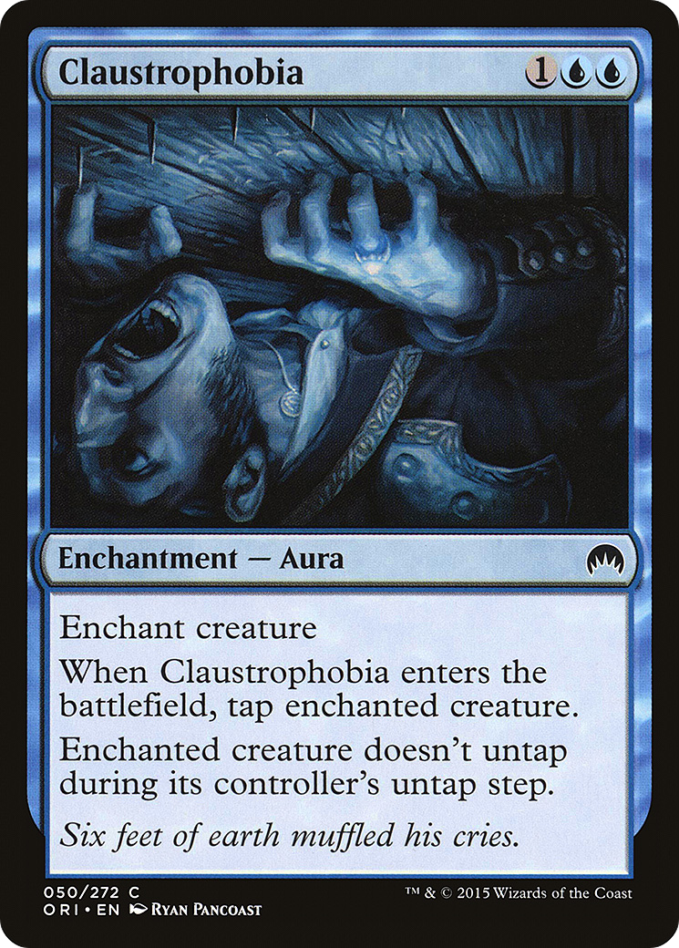 Claustrophobia (ORI-050) - Magic Origins Foil