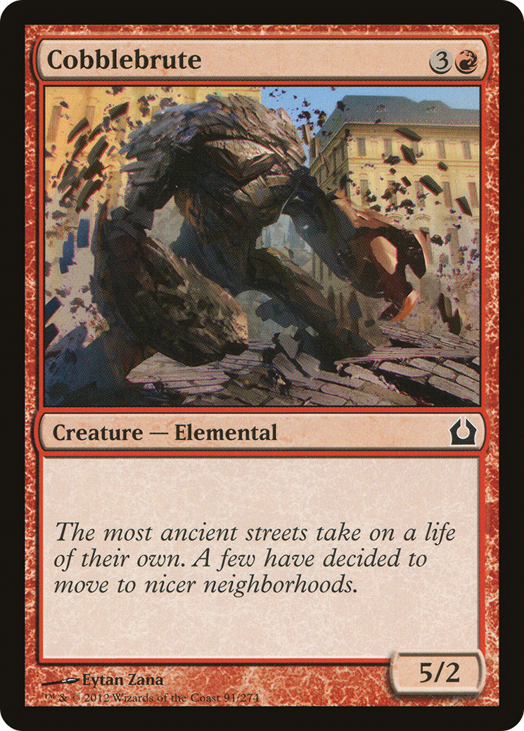 Cobblebrute (RTR-091) - Return to Ravnica Foil