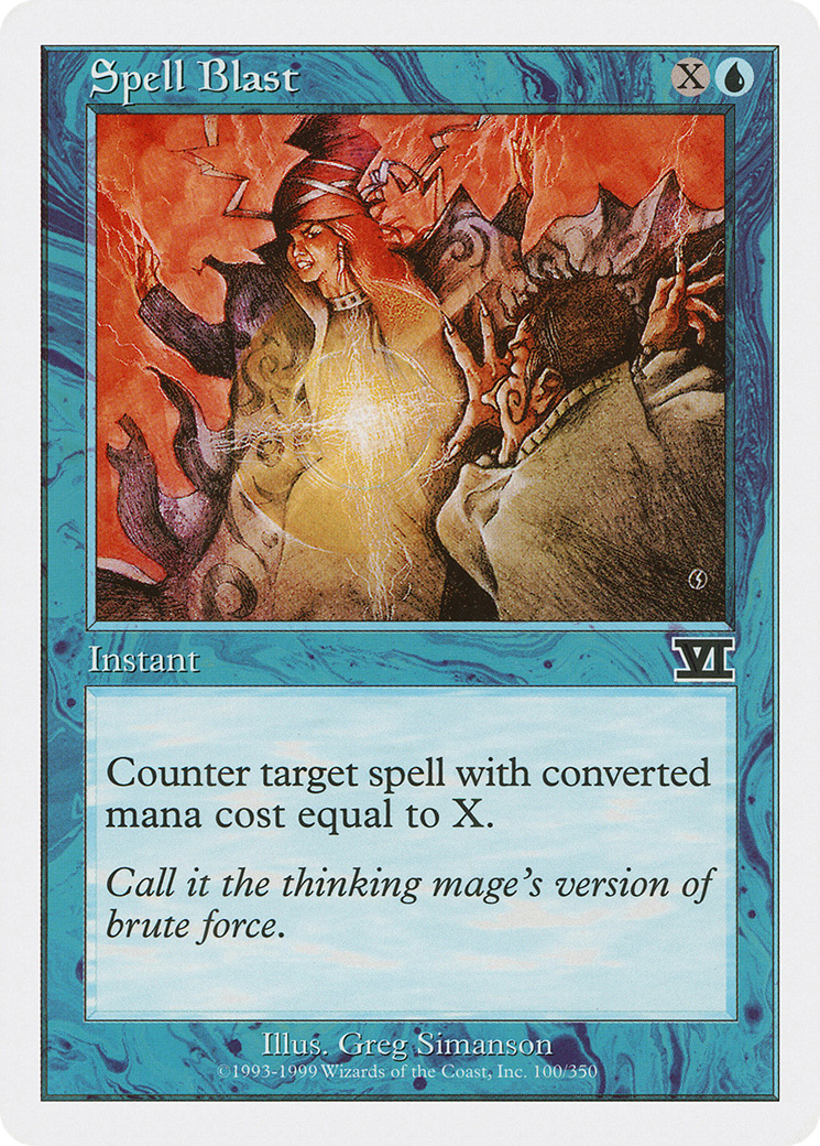 Spell Blast (6ED-100) - Classic Sixth Edition