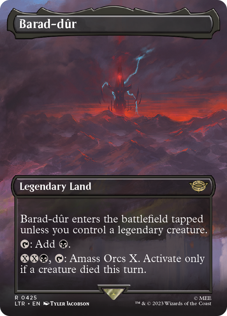 Barad-dûr (LTR-425) - The Lord of the Rings: Tales of Middle-earth (Borderless) Foil